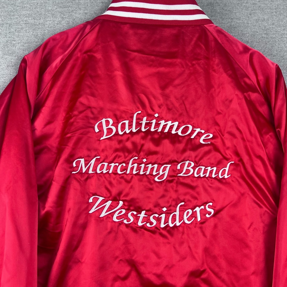 vintage 70s 80s baltimore westsiders satin jacket size 3XL‎